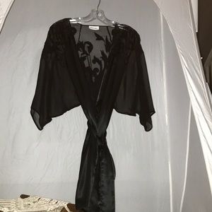 Natori embellished lingerie cover up